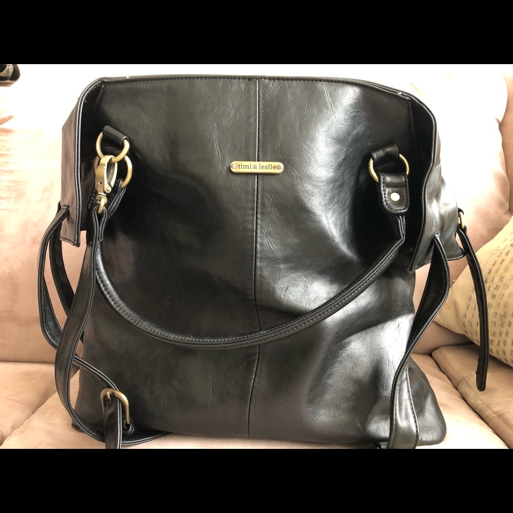 LIKE NEW Timi Leslie diaper bag !!!